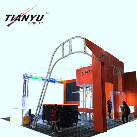Stand de exhibición de aluminio estable modular reutilizable modular de 5X6 m de China para Sema Show