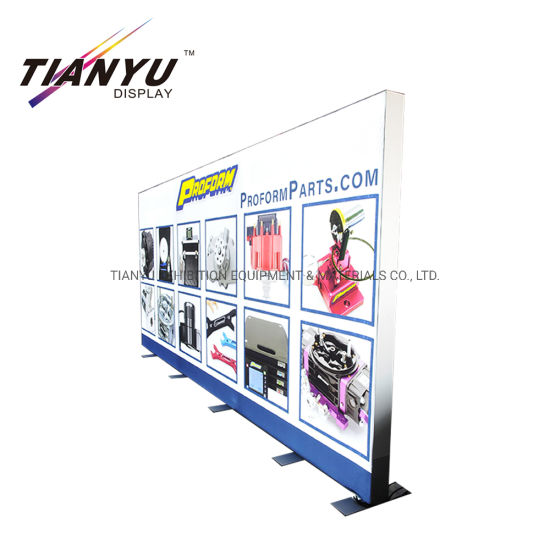 Diseño personalizado de aluminio portátil stand de exhibición 3X3 M Modular Stand de exhibición de la feria
