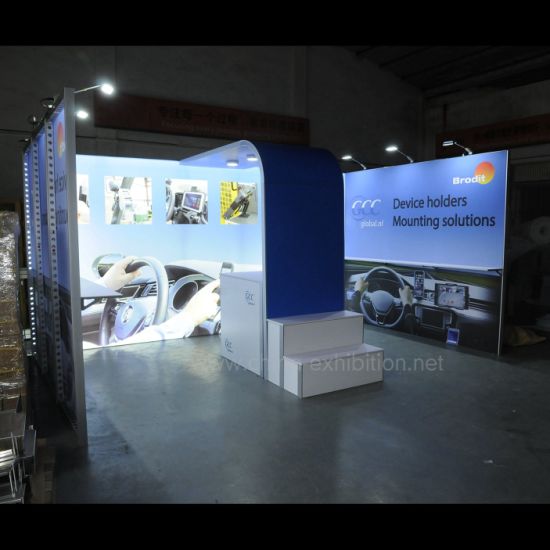 10X20FT Personalizado Modular Portátil Reutilizable Exposición Exhibición Stand Stand Stand en aluminio