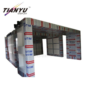 M Series System 4X6 DIY Expo Stand de exhibición de servicio pesado personalizado Stand de feria de aluminio