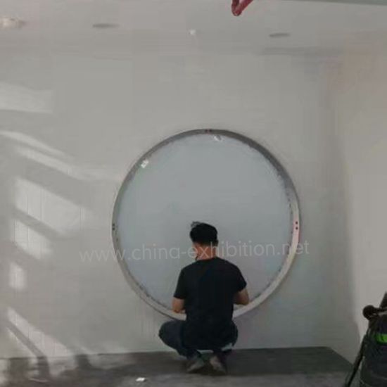 Producto nuevo de la pared montado en aluminio Seg marco de perfil de interior o al aire libre del círculo de la mesa de luz