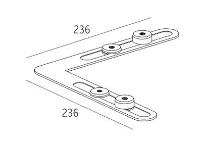 0-180 conector flexible
