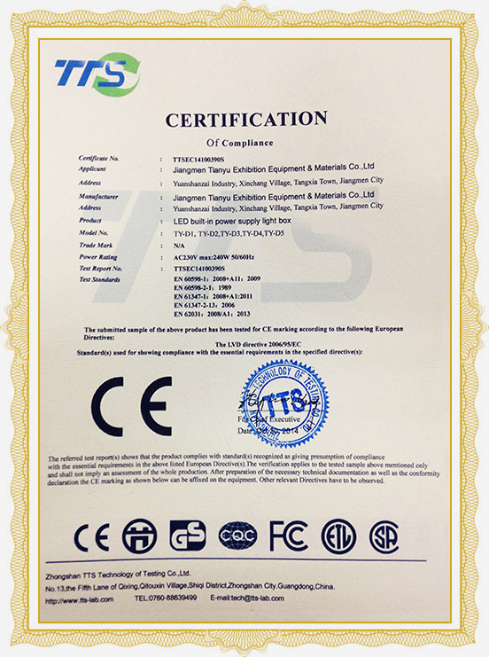 Certificación CE transformador