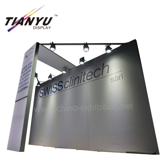 China fabricante Tela Feria Publicidad simple 20FT Exposición Comercial soporte