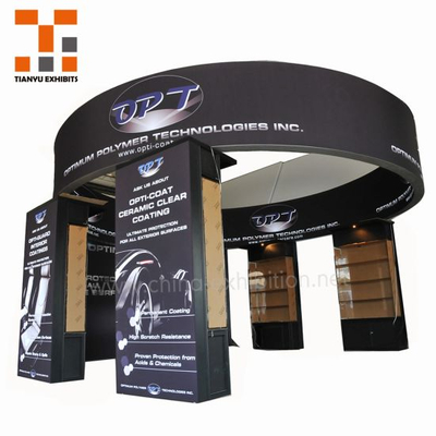 Forma profesional excepcional Exposición personalizada 20X20 Círculo stand para la venta