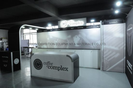 Configuración rápida de aluminio 10X10 Feria portátil del soporte de exhibición de exposiciones stand de feria