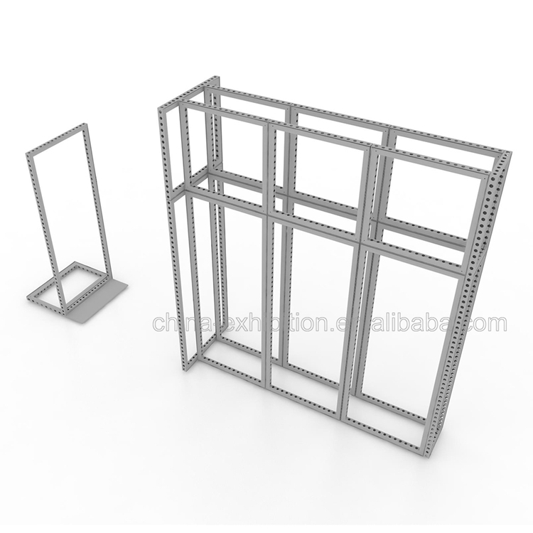 Stand de exhibición plegable de aluminio 3x3 personalizado stand de exposición modular