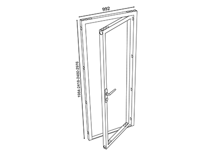 M-series Puertas disponibles Frame