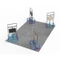 Sin complicaciones Ensamble 6X6 M Exhibición de la feria Comercial Modular simple Stand de exposición Oferta Diseño 3D