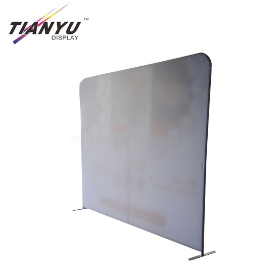 Exposición de tejido en tensión Stand 3X3 aluminio tensión portátil exhibición de la tela